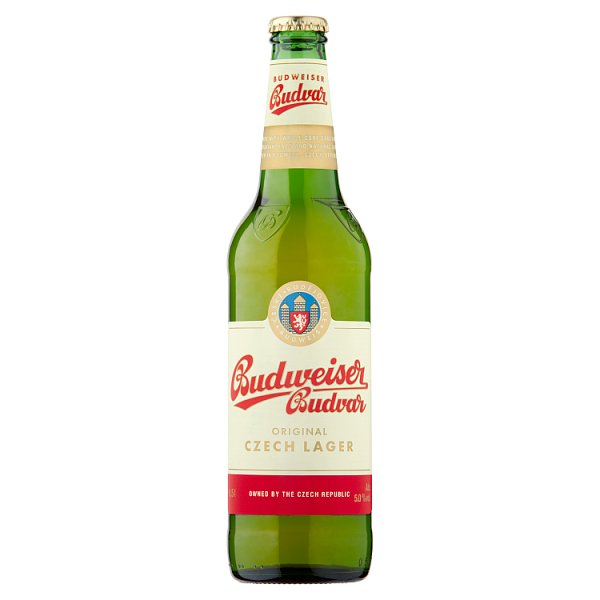 Budweiser Budvar Czechvar B:ORIGINAL 500ml Bottle