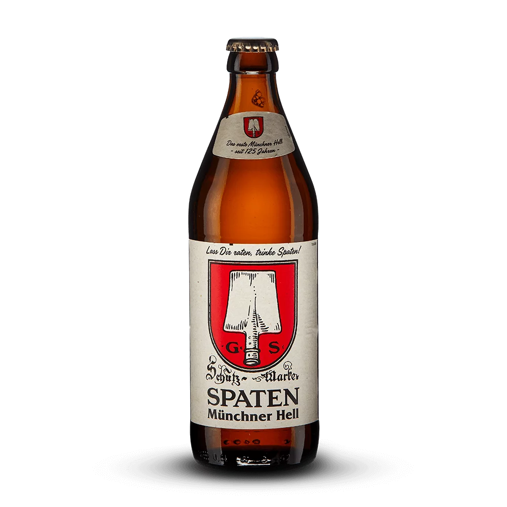 Spaten Hell 50cl (ABV 5.2%) bottle Best Before End 02.2025