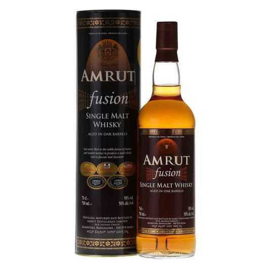 Amrut Fusion Whisky Single Malt Whisky 70cl (50% ABV)