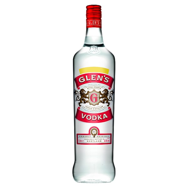 Glens Vodka 1 Litre PM2099 (37.5% ABV)