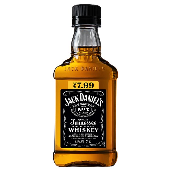 Jack Daniel's Old No 7 Whiskey 20cl PET PM799