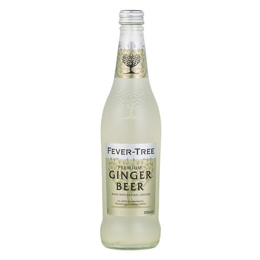 Fever Tree Light Ginger Beer 500ml Glass Nrb