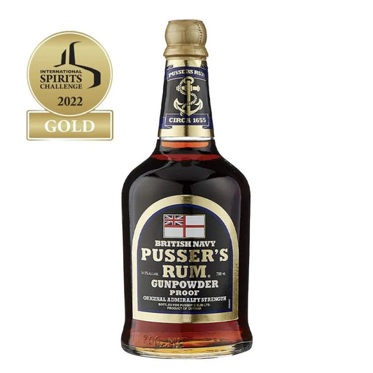 Pussers Gunpowder Proof Rum (54.5% ABV) 70cl