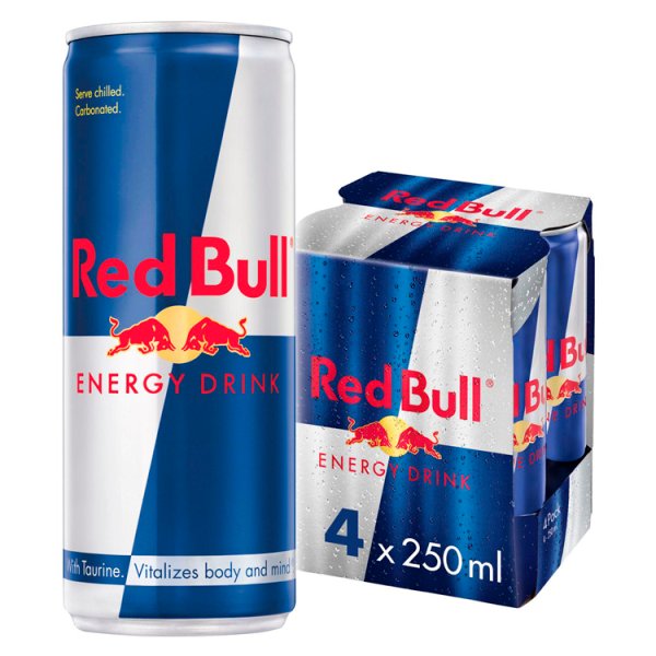 Red Bull Energy Drink 4 x 250ml Pack PM535