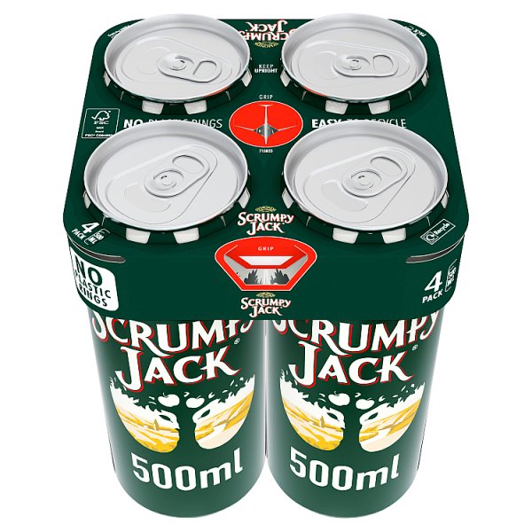Scrumpy Jack Premium British Cider 4x500ml (6.0% ABV)