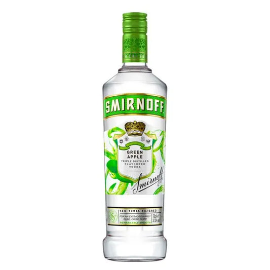 Smirnoff Green Apple Vodka (abv. 37.5%) 70cl