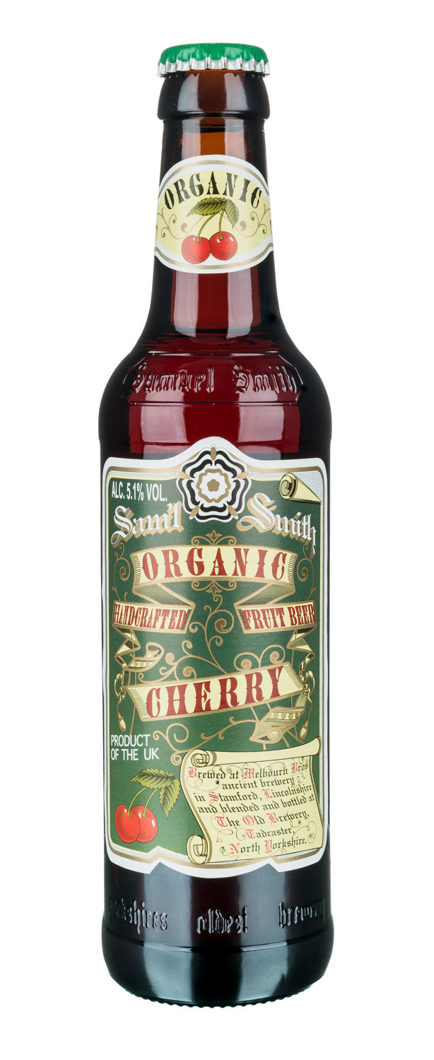 Samuel Smith Organic Cherry Fruit Beer 355ml (5.1% ABV) Best Before End April 2025