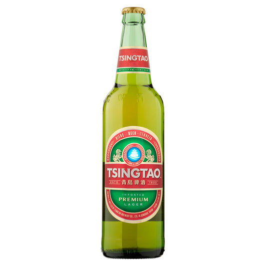 Tsingtao Imported Premium Lager Beer (abv 4.7%) 640ml Best Before 08.09.24
