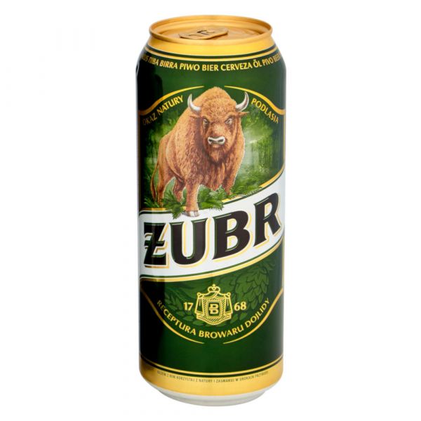 Zubr 500ml can (6.0% ABV)